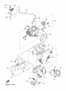 XVS1300A Масляный насос