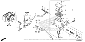 NSS300 (ABS) Rear Brake Master Cylinder (Nss300A)