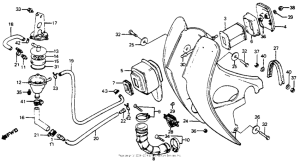 C70 Front cover + air cleaner