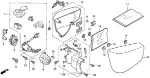 VT1100C2 Vt1100c2side cover