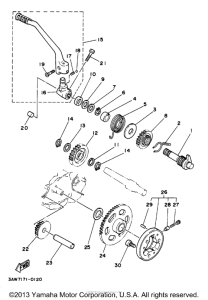 TW200 Стартер