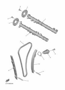 YZF600 Camshaft & chain