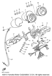 XV1100SH Приборы