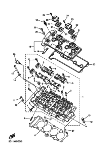 FZ1-NA Головка цилиндров