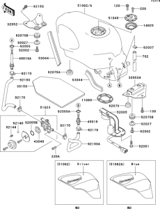 ZX600 Fuel tank(1 / 2)