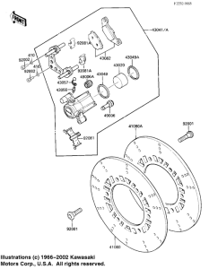 ZX900 Передний суппорт