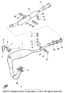 DT125H Выхлопная система