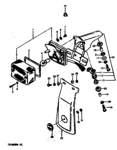 TS50 Задний комбинированный сигнал