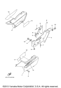 TW200VC Боковые обтекатели