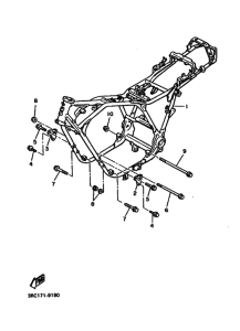 FJ600 FJ600A Frame comp
