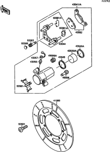 VN1500 Передние тормоза