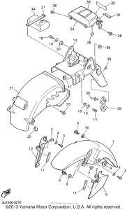 FZR1000GC Крыло