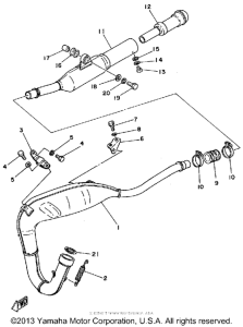 IT125G Выхлопная система