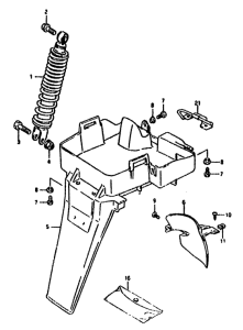 AH50 Заднее крыло