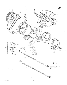 GS425 Спидометр-тахометр