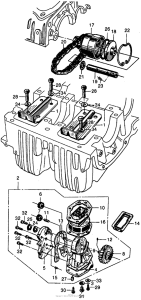 CA77 Oil pump + oil filter