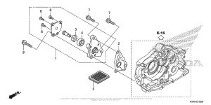 CRF110F Масляный насос