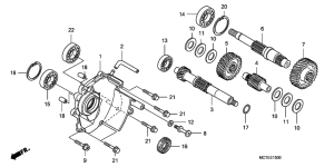 FJS600 Трансмиссия