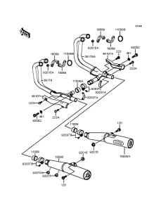ZX900 Глушитель