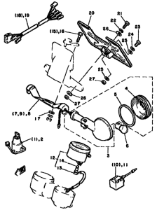 SR250 Электрика