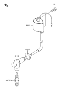 RM100 Система зажигания