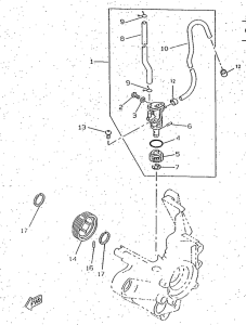 CW50RS Масляный насос