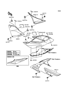 ZR1000 Боковые обтекатели