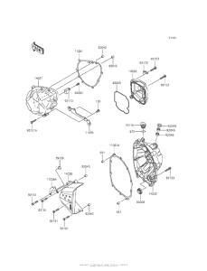 ZR800 Крышки двигателя