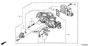 GL1800 (ABS) Дроссель