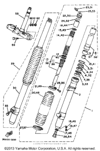 IT250K Передняя вилка