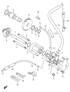 RG125 Маслонасос