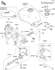 ZR750 Fuel tank(1 / 2)