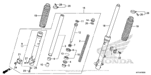  Передняя вилка
