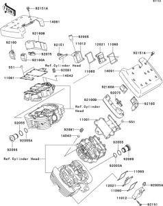  Крышка головки цилиндров