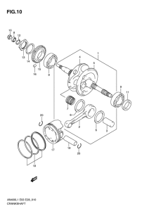 AN400 Вал коленчатый