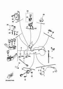 YP250RA Электрика 2