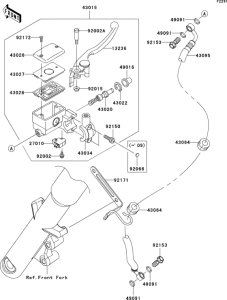 VN900 Главный тормозной цилиндр