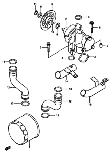 GSX-750 Маслонасос