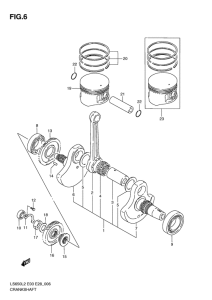 LS650 Вал коленчатый