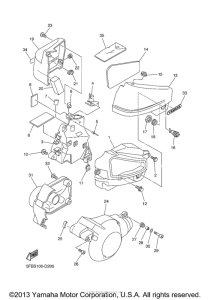 XVS650 Боковые обтекатели
