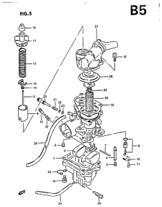 CP50 Carburetor assy
