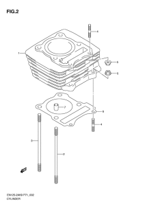 EN125-2 Цилиндр