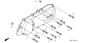 SGX50 Крышка картера левая