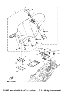 FZ10HB Сиденье