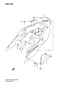 GSX1300R Обтекатель задний