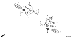 CRF100F Ступень передачи