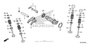  Распределительный вал и клапана