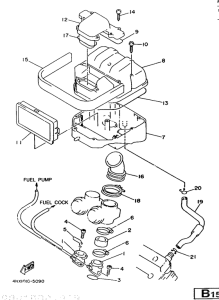 TRX850 Впускная система