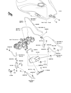 ZR1000 Испарительная система топлива