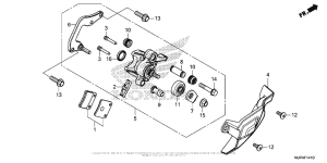 CRF1000D (ABS) Стояночный тормоз